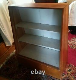 000 Vintage York Cutlery Store Display Cabinet Glass Front Nice 3 Shelf