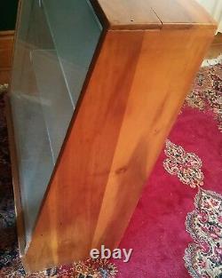000 Vintage York Cutlery Store Display Cabinet Glass Front Nice 3 Shelf