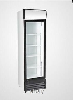 1 Glass Door Refrigerator Merchandiser Single Clear Display Store Cooler NEW