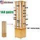 144pair Sunglasses Display Stand With Bottom Base Floor-standing Eyeglass Holder