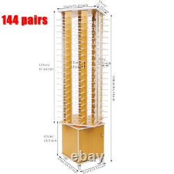 144pair Sunglasses Display Stand with Bottom Base Floor-standing Eyeglass Holder