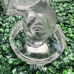 1900s Colgans Taffy-Tolu General Store Jar with clown head lid gum candy antique