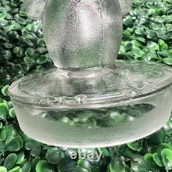 1900s Colgans Taffy-Tolu General Store Jar with clown head lid gum candy antique