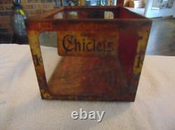 1920's Chiclets Metal and Glass Candy Store Display 1 Penney