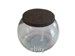 1920's General Store Counter-Top Display Glass Jar