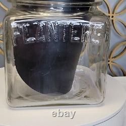 1930's Planters Peanut Glass Jar Square Store Display