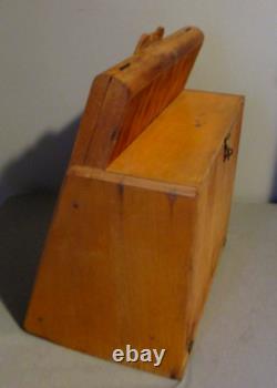 1940's Wiss Shears & Scissors Counter Store Display Cabinet-20-sewing Vintage