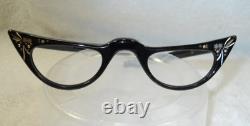 1950's Victory Optical Eyeglass Salesman Store Sample Case 3 MCM Cat Eyes Frames