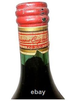 1950s Italian Vermouth Large Store Advertising Display Glass Bottle 21.5