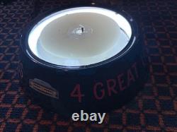 1953 FORD TRUCK DEALER Lighted Glass Store Display Motion Auto Car Sign Base