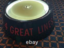 1953 FORD TRUCK DEALER Lighted Glass Store Display Motion Auto Car Sign Base