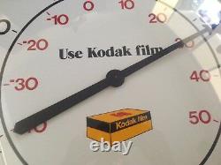 1960s Use Kodak Film Kodak Camera Advertising Large Outdoor Glass Thermometer