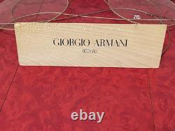 1980s Giorgio Armani Advertising Glasses Case & Wire Rim Glasses Prop Lot Of 2