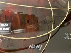1980s Giorgio Armani Advertising Glasses Case & Wire Rim Glasses Prop Lot Of 2