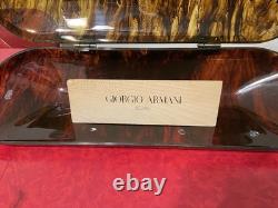 1980s Giorgio Armani Advertising Glasses Case & Wire Rim Glasses Prop Lot Of 2