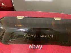 1980s Giorgio Armani Advertising Glasses Case & Wire Rim Glasses Prop Lot Of 2