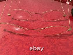 1980s Giorgio Armani Advertising Glasses Case & Wire Rim Glasses Prop Lot Of 2