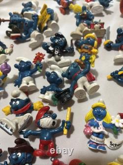 1980s Vintage Smurf Store Display Collectors Center Turntable Figures Lot Loaded