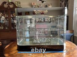 1990 Hummel Store Display Case, Beautiful Solid Case With 2 Locking Doors