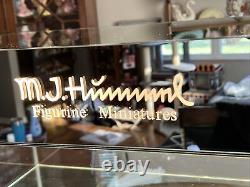 1990 Hummel Store Display Case, Beautiful Solid Case With 2 Locking Doors