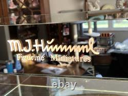 1990 Hummel Store Display Case, Beautiful Solid Case With 2 Locking Doors