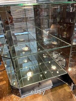 1990 Hummel Store Display Case, Beautiful Solid Case With 2 Locking Doors