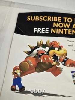 1996 Nintendo 64 Double Sided Store Display Logo Plastic With Bag 3D GLASSES