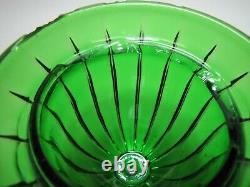 19c Green Glass Beehive String Holder Pat Apld For Country Store Counter Display