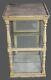 19th Century Antique French Cheese Display Case Marble Glass Store Display