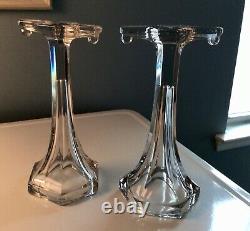 (2) Antique Retail Store Elegant Glass Pillar Display Column Stand Presentation