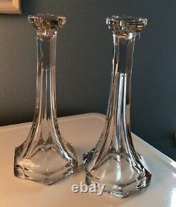 (2) Antique Retail Store Elegant Glass Pillar Display Column Stand Presentation