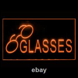 200033 Glasses Optical Shop Store Open Home Decor Display LED Light Neon Signs