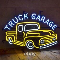 24 White Truck Garage Handmade Gift Display Beer Custom Neon Sign Store