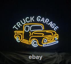 24 White Truck Garage Handmade Gift Display Beer Custom Neon Sign Store