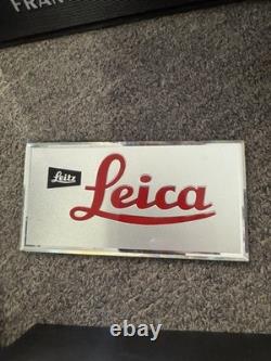 27 Pieces Of Leica Store Displays With Leitz Glass Dealer Display Plaque Signs