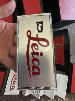 27 Pieces Of Leica Store Displays With Leitz Glass Dealer Display Plaque Signs