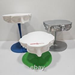 3 Etnia Barcelona Glasses Retail Store Display Tabletop Stand Rare Unique