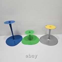 3 Etnia Barcelona Glasses Retail Store Display Tabletop Stand Rare Unique