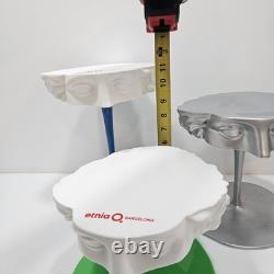 3 Etnia Barcelona Glasses Retail Store Display Tabletop Stand Rare Unique