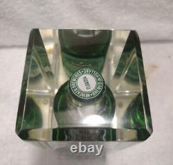 4.5 Lbs Very Rare! Lucite Encased Heineken Bottle. Advertising 13.5 Tall. RARE