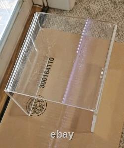 5 Piece Set Of Vintage Lucite Clear Acrylic U Cubes Riser Retail Store Display
