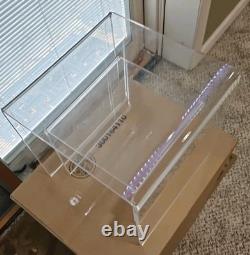 5 Piece Set Of Vintage Lucite Clear Acrylic U Cubes Riser Retail Store Display