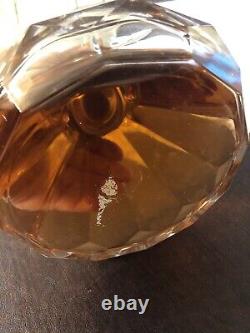 9.5 Tall Elegant Store Display Glass Perfume Bottle Heavy Substantial