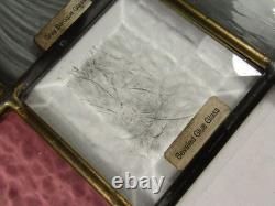 9 different SALESMAN SAMPLE GLASS in stained glass-like PANEL 9-1/2+ square