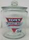 A Rare Tom's Peanut Rolls 5¢ Glass Counter Jar