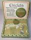 Actual Antique Gum! Fleer's Pepsin Chiclets Glass Store Display Box # 5045