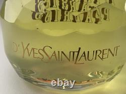 Advertising Faceted Glass Perfume D' Yves Saint Laurent Paris Store Display