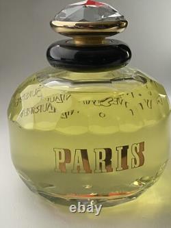 Advertising Faceted Glass Perfume D' Yves Saint Laurent Paris Store Display