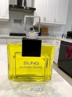 Alfred Sung Large Glass Dummy Factice Perfume Store Display Bottle