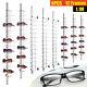 Aluminium Alloy Store Glasses Rod Storage Display Rod With Lock Silver 12 Frame